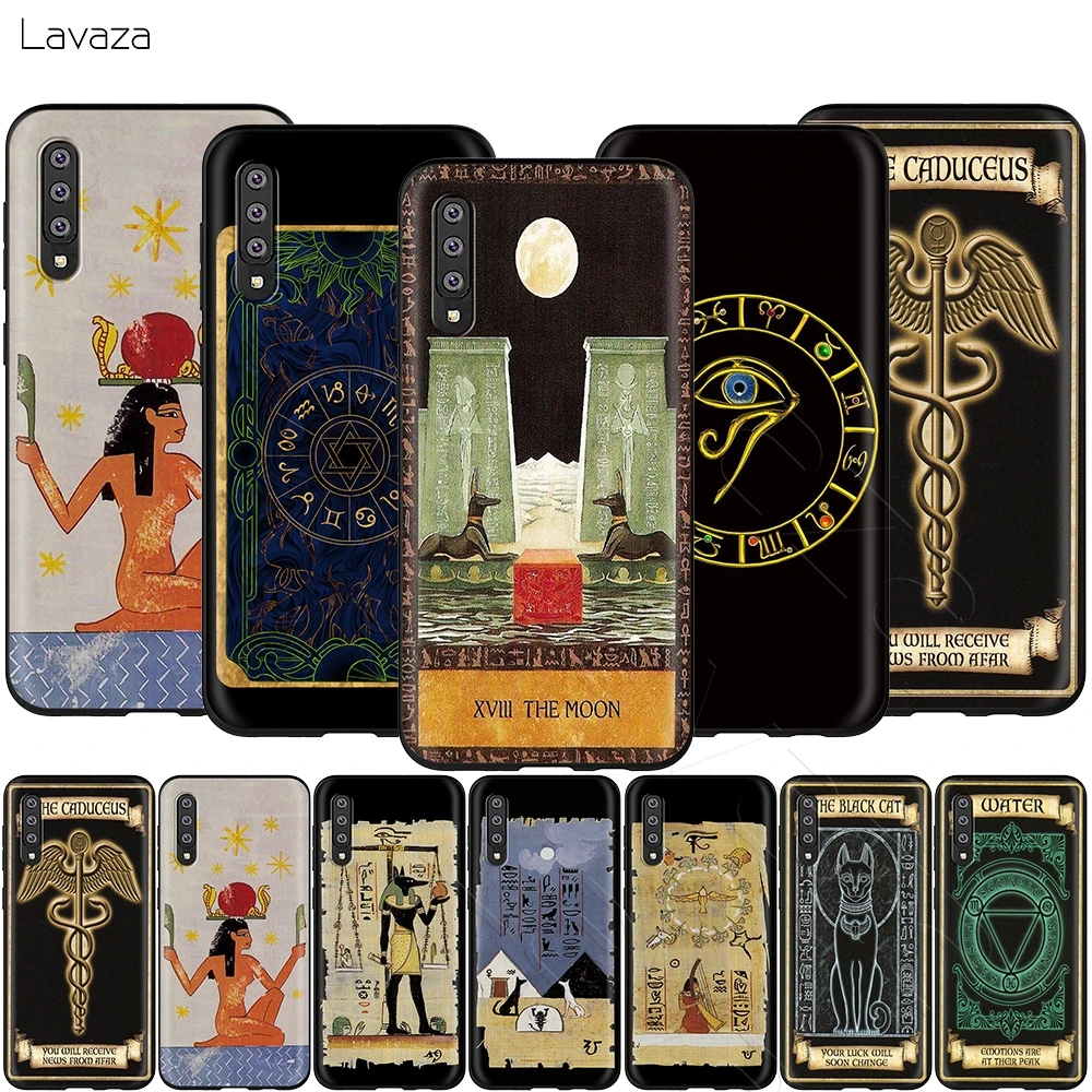 Lavaza Египет Таро кейс для Samsung Galaxy S6 S7 край J6 S8 S9 S10 плюс A3 A5 A6 A7 A8 A9 Note 8 9 |