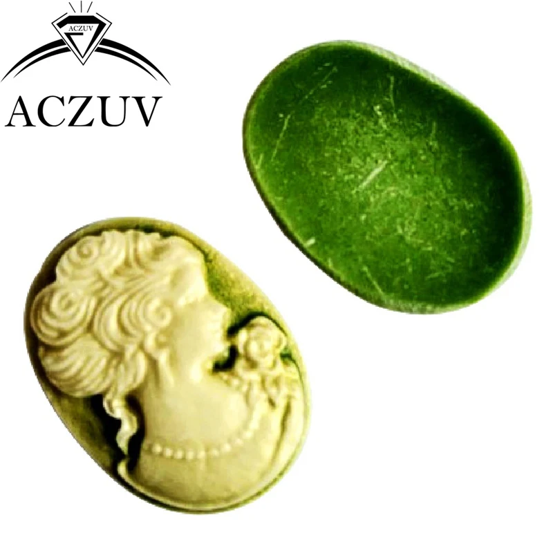 01 beauty lady cameo cabochons (1)