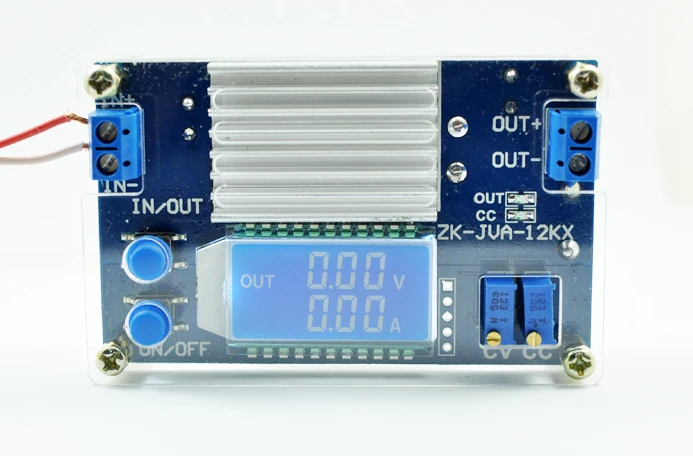 Высокое качество DC CC CV понижающий преобразователь понижающий модуль питания 5,3-32 В до 1,2-32 в 12A/160 Вт ЖК-дисплей напряжения и тока