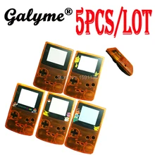 5 шт./лот Пластик Корпус В виде ракушки до оранжевого Подпушка черный Цвет эльф чехол для Gameboy Цвет игровой консоли мальчик В виде ракушки w /Цвет Пуговицы