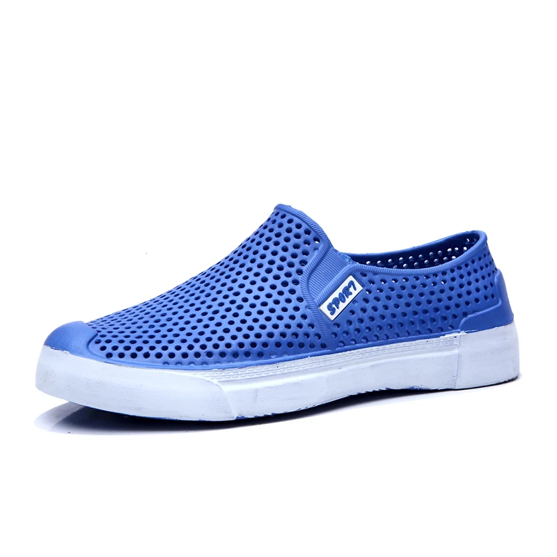 

Men's Casual Shoes Summer Shoes 2019 Fashion Breathable Hole Shoes Beach Sandals Zapatos Hombre Plus Size 45 Footwear