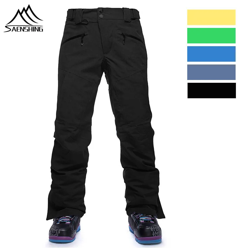 SAENSHING العلامة التجارية تزلج بانت الرجال للماء الدافئة الشتاء على الجليد السراويل السراويل التزلج الذكور تنفس في الهواء الطلق الجبلية التزلج... SAENSHING العلامة التجارية تزلج بانت الرجال للماء الدافئة الشتاء على الجليد السراويل السراويل التزلج الذكور تنفس في الهواء الطلق الجبلية التزلج...