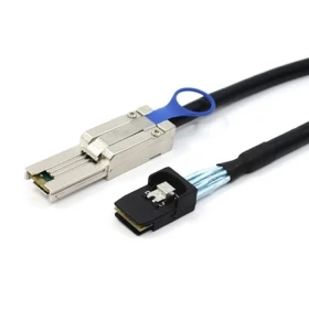 

20pcs / lots SFF-8088 Mini SAS 4x to SFF-8087 Mini SAS 4i Cable EXTERNAL TO INTERNAL1m / 3ft 10GbpS ,Free shipping By Fedex
