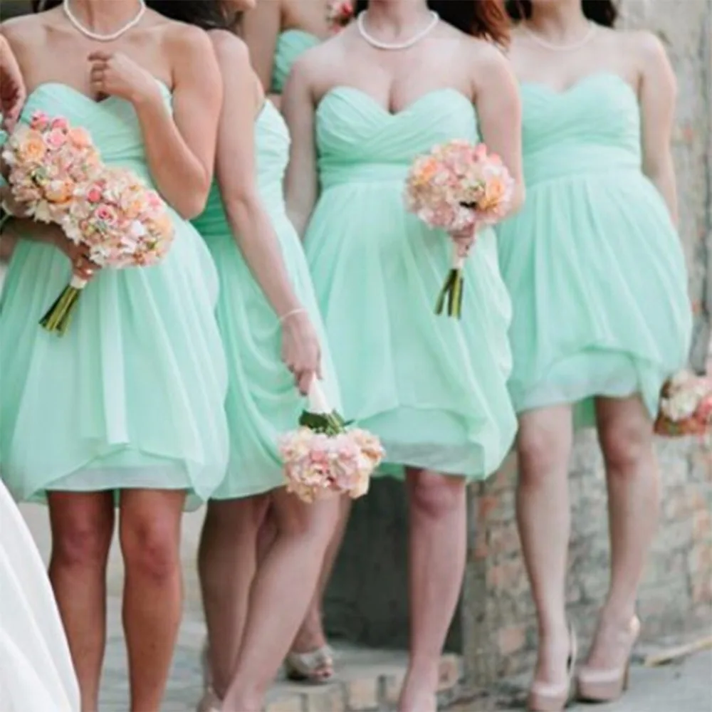 Bridesmaid Dresses Short Green nelsonismissing