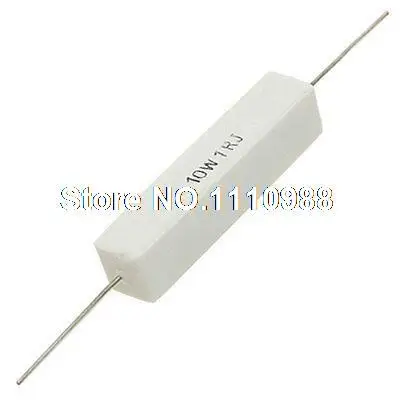 1 Ом 5% 10 Вт Керамические цементные резисторы 1R ватт x10шт|resistor 1r|resistor wattresistor |