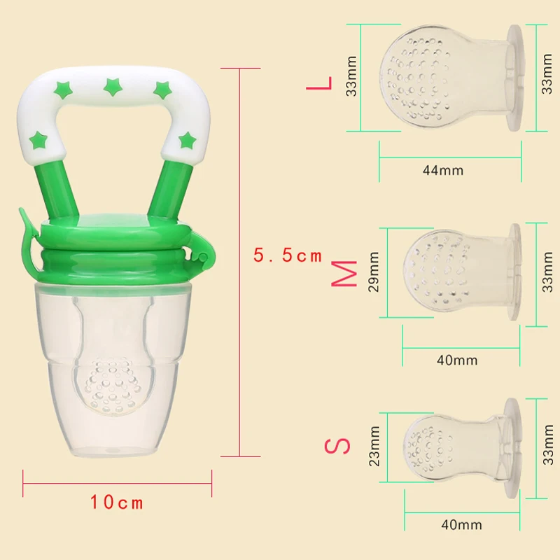 Зубной прорезыватель для малышей силиконовая соска для кормления ясельного ребенка свежие продукты, фрукты соска для супа новорожденного Прорезыватель игрушки 0-12 месяцев