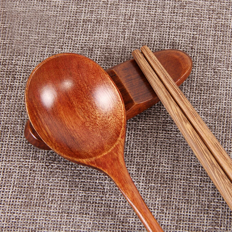 

Japanese Eco Cooking Utensils Wooden Chopsticks Holder Creative Shape Chopsticks Holder Rack Frame Art Craft Kitchen Tools