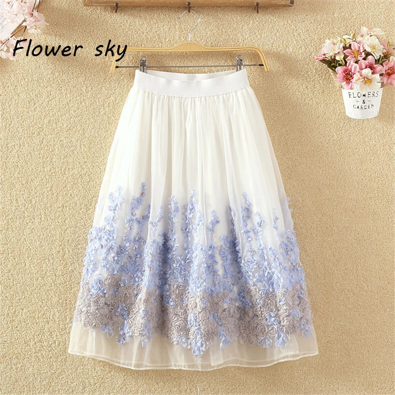 organza floral skirt and top