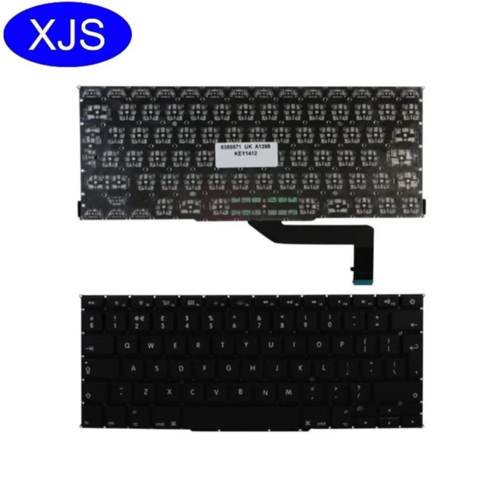 Новинка A1398 клавиатура для MacBook pro retina 15," A1398 Великобритания Клавиатура 2012 2013 год