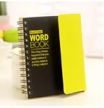 11,5x9,7 см, 1 шт., модный блокнот, креативный бизнес-блокнот, дневник, офисный, студенческий, портативный блокнот, креативная запись - Цвет: Цвет: желтый