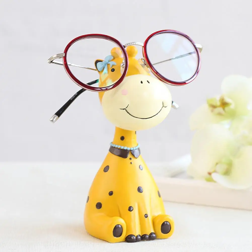 

New Cartoon Deer Zebra Animal Sunglasses Eye Glasses Display Stand Storage Organizer Crafts Ornaments Home Decoration