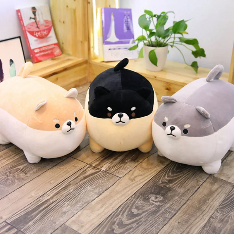 

New 40cm Cute Shiba Inu Dog Plush Toy Stuffed Soft Animal Corgi Chai Pillow Christmas Gift for Kids Kawaii Valentine Present