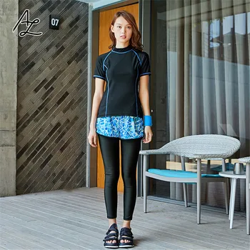 

Angel Luna 2019 Woman Three-Piece Fitness Sports Yoga clothes Swimwear quick dry conservative