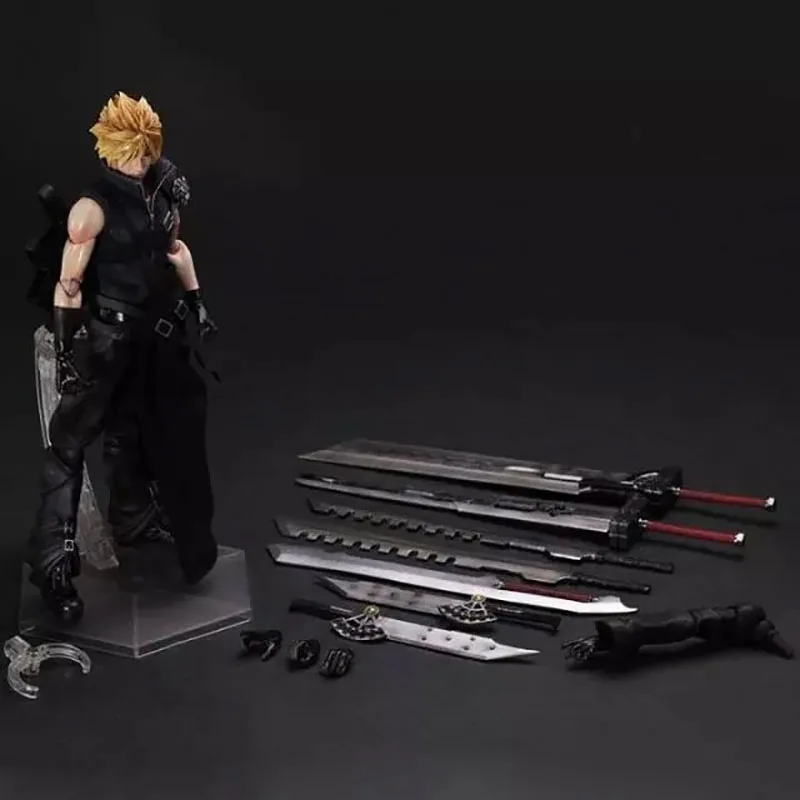 27 см Final Fantasy Cloud Strife Brinquedos фигурка Модель Коллекция игрушек кукла мультяшная аниме-фигурка детские игрушки