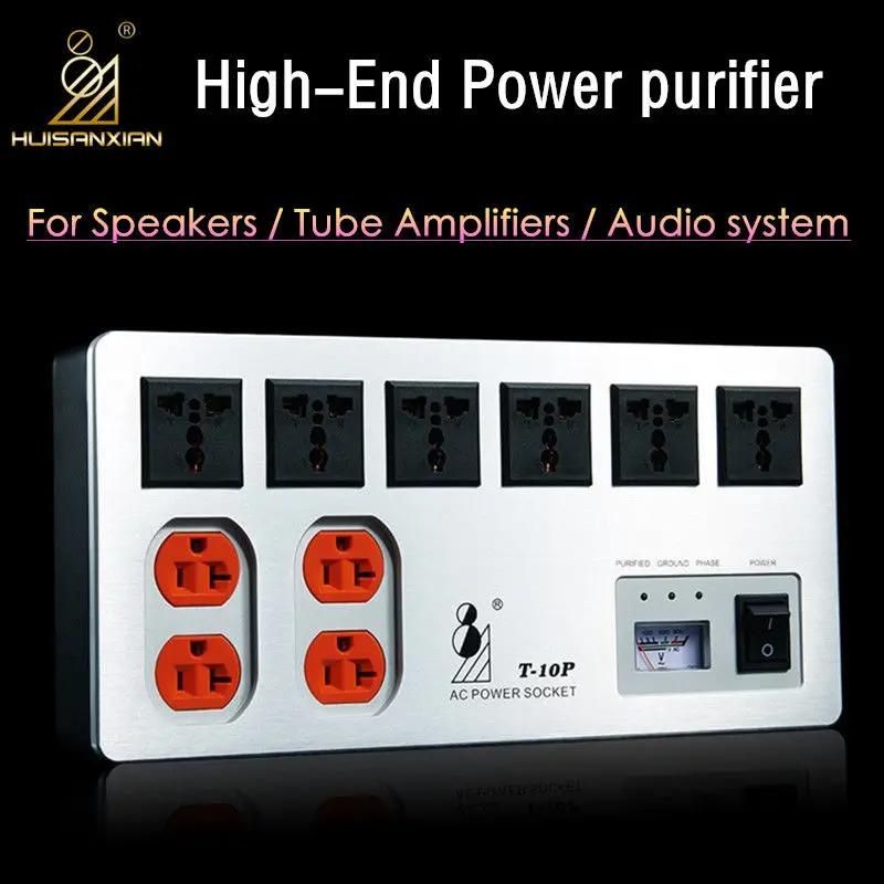 

2017 New Nobsound HiFi Hi end Audio Noise Power Purifier Tube Amplifier /Home audio Power Supply Filter AC Socket