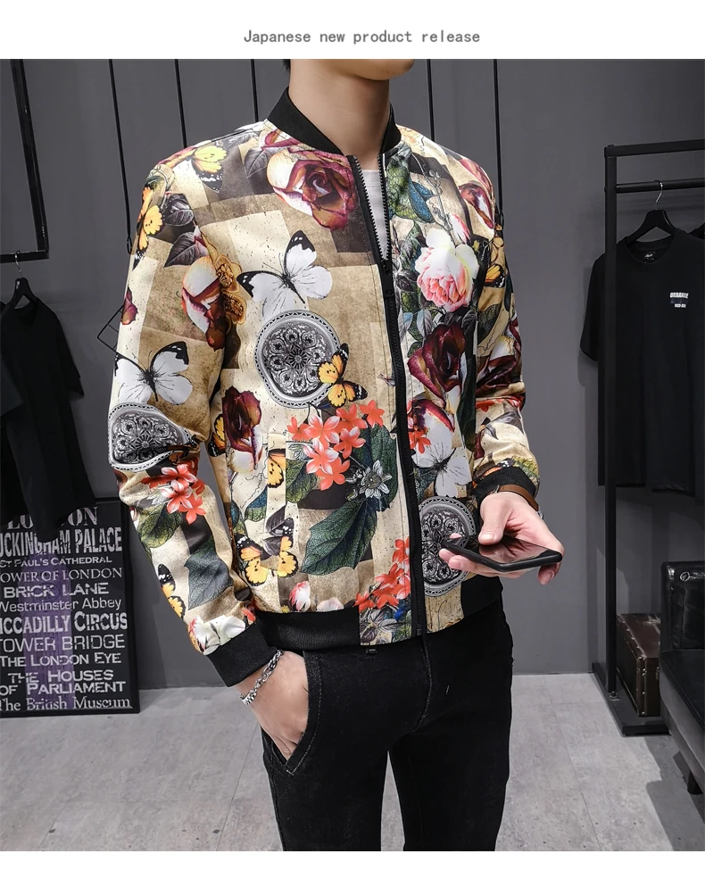 Куртка в уличном стиле Chaqueta Hombre хип хоп куртка для мужчин Slim Fit пилот курточка бомбер Мужчин's пальто с воротником-стойкой мужской 2019 костюмы