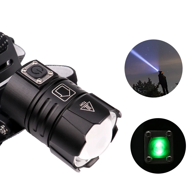 70000Lumen XHP-70.2 led Headlamp Fishing Camping xhp70 headlight Zoomable Torches With USB IN/OUT Use 3*18650 battery Flashlight