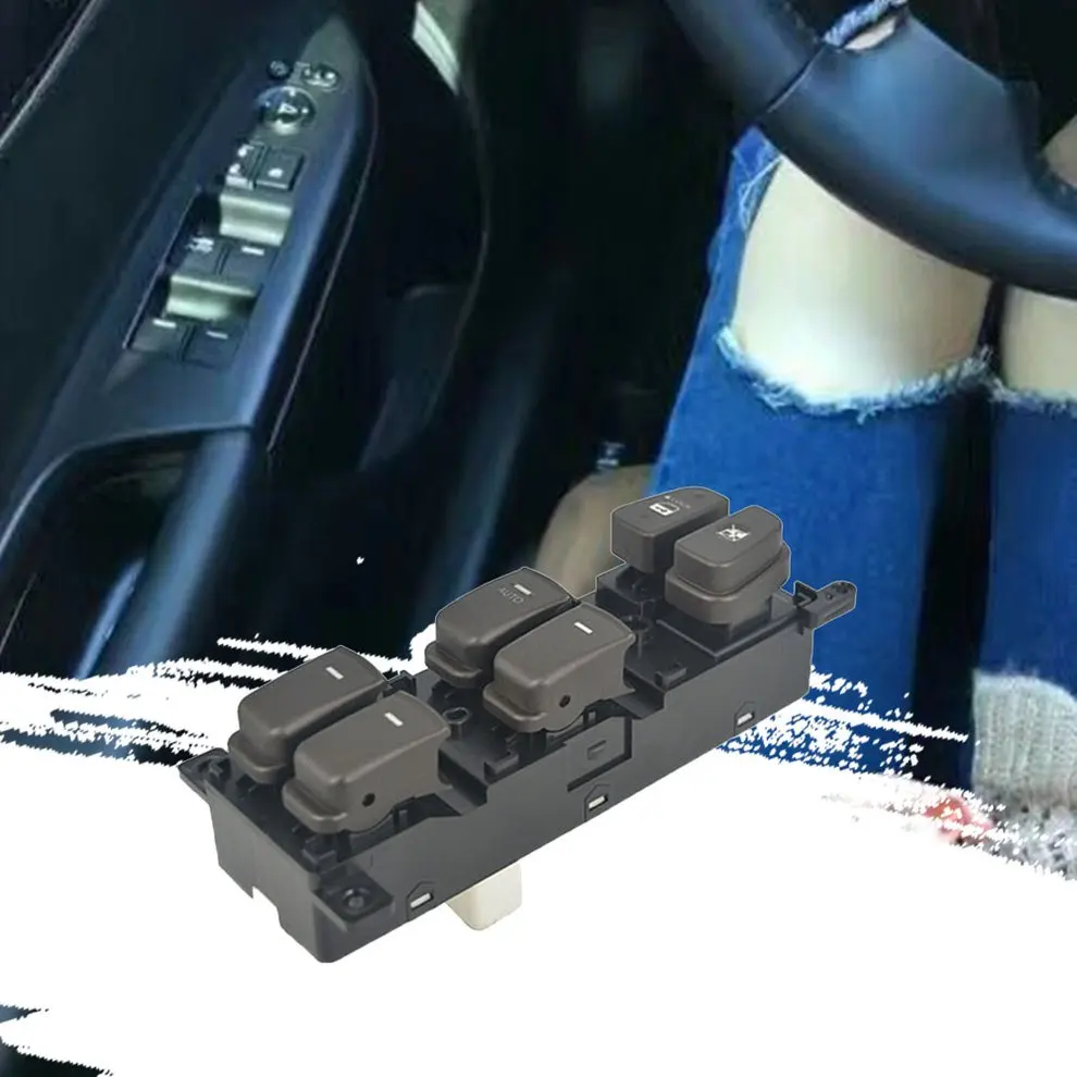 

For GENUINE Power Window Switch Front Left Fits 08-10 For Hyundai For Sonata OEM 935703K600 Black Color Convenient