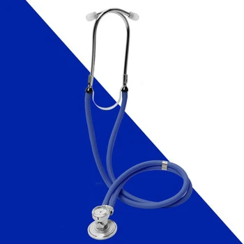 

Medical professional Dual-tube clock with clock Stethoscope Earplug Diaphragm Measuring heart rate time