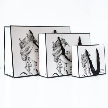 

15pcs Valentine's day gift packing paper bags, large Korean edition small and fresh shopping bag ,party favors bag