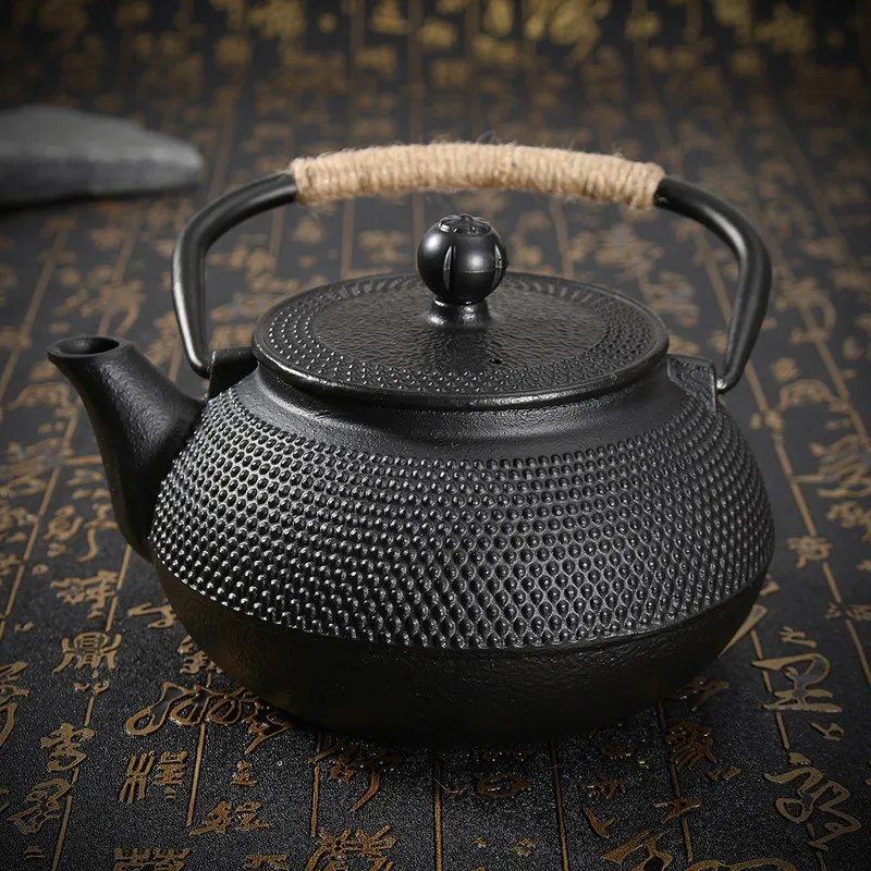 Genuine 800ml Japanese Cast Iron Teapot Kung Fu Tea Pot Home Office Tea