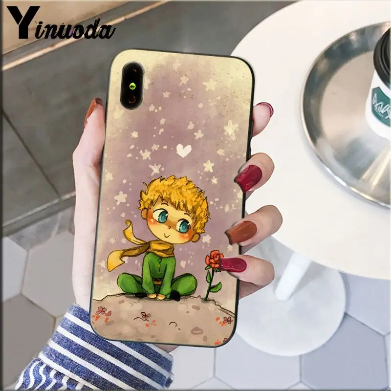 Yinuoda Милый Маленький принц лиса слон Роза шаблон сотовый телефон чехол для Apple iPhone