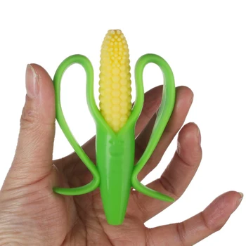 

Cute Newborn Baby Silicone Toothbrush Corn Molar Oral Care Cute Soothing Teething Tooth Brush