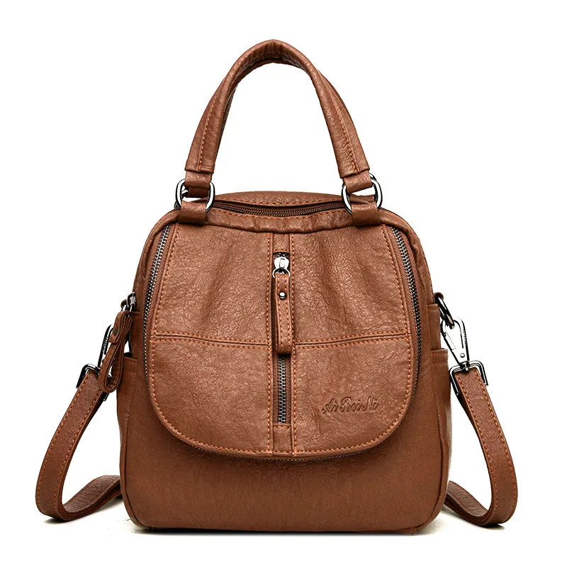 Многофункциональный женский рюкзак, женский рюкзак, маленький рюкзак Mochila Feminina, школьные рюкзаки для девочек-подростков, Сумки Sac A Dos XA270H - Цвет: Brown
