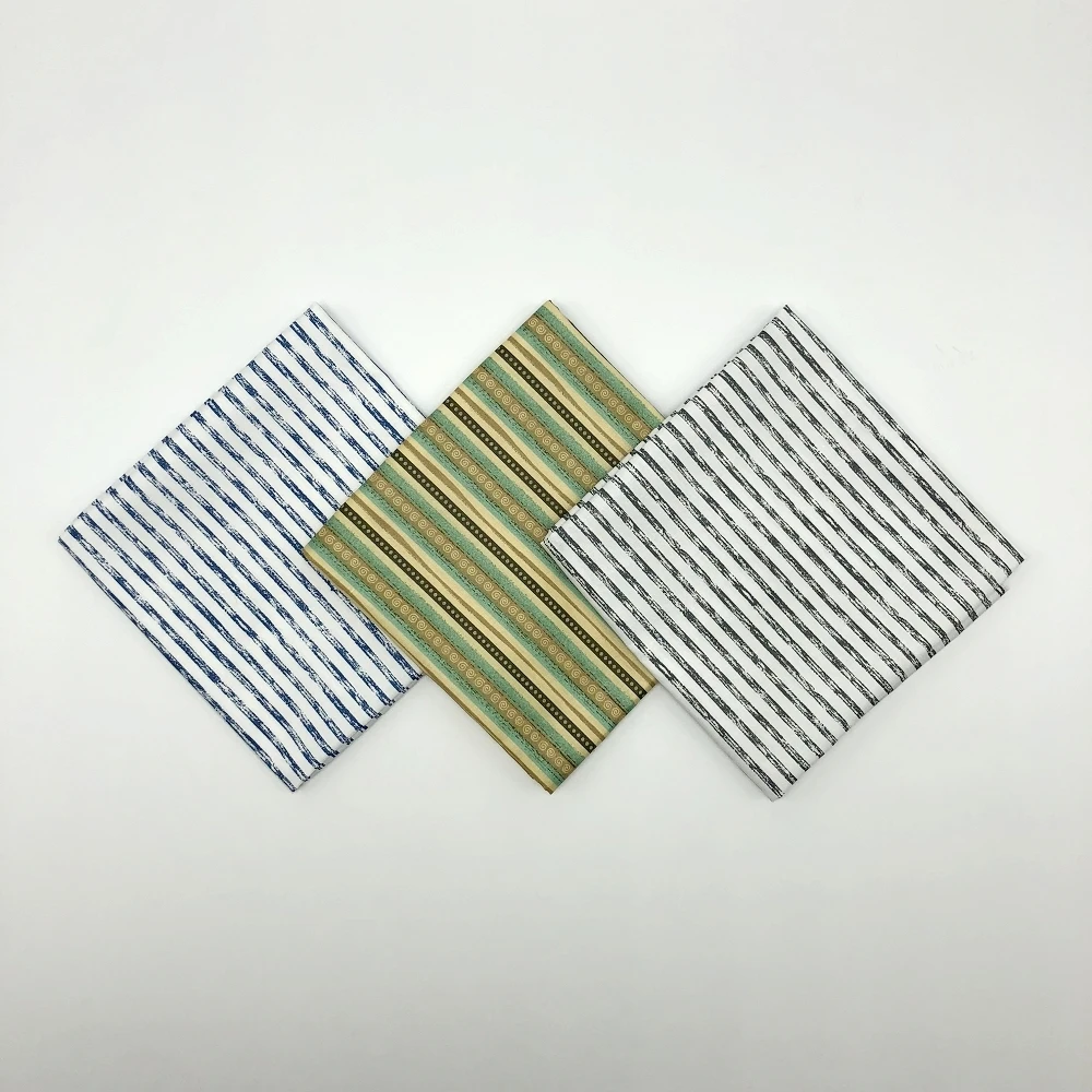 В черно-белую полоску с принтом повязки-банданы Furoshiki Шарф Платки место так много использует/ хлопок Размеры 48 см(+/-1