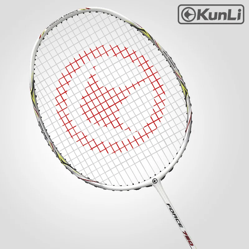 

original KUNLI badminton racket FORCE 750 full carbon 3U professional TB NANO technology official brand racket attack racket