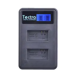 Tectra высокое качество AHDBT-301 AHDBT-201 Зарядное устройство AHDBT 301 ЖК-дисплей USB двойной Зарядное устройство для GoPro Hero 3 Hero 3 + экшн-камер