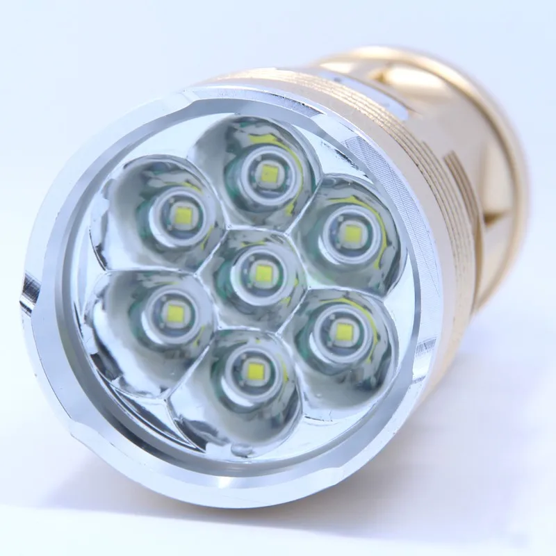2014 New Skyray Led Flashlight 10000 Lumens 7x CREE XM-L T6 LED Flashlight Water-Resistant & Super Bright Torch Flash light