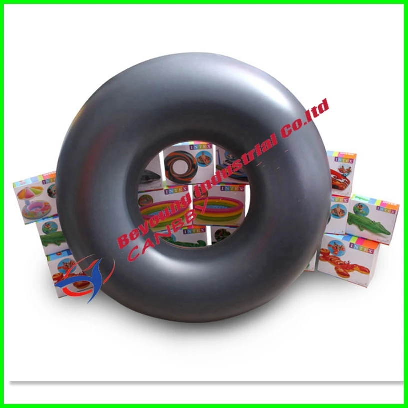 inflatable ring with handles