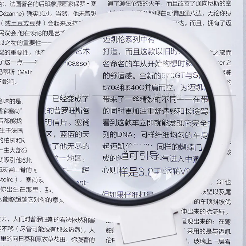  5/11X Magnifying Glass with 8 LEDs Light Foldable Stand Table Magnifier Tool QJS Shop