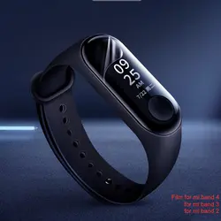 100 шт/партия mi Band 4 3 мягкая пленка протектор экрана для Xiaomi mi Band3 mi band 4 Смарт Браслет Защитная пленка крышка