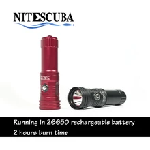NiteScuba Дайвинг видео свет S18F сигнал заднего хода 1800 складной фонарик водонепроницаемый 100 м для подводной фотографии освещение