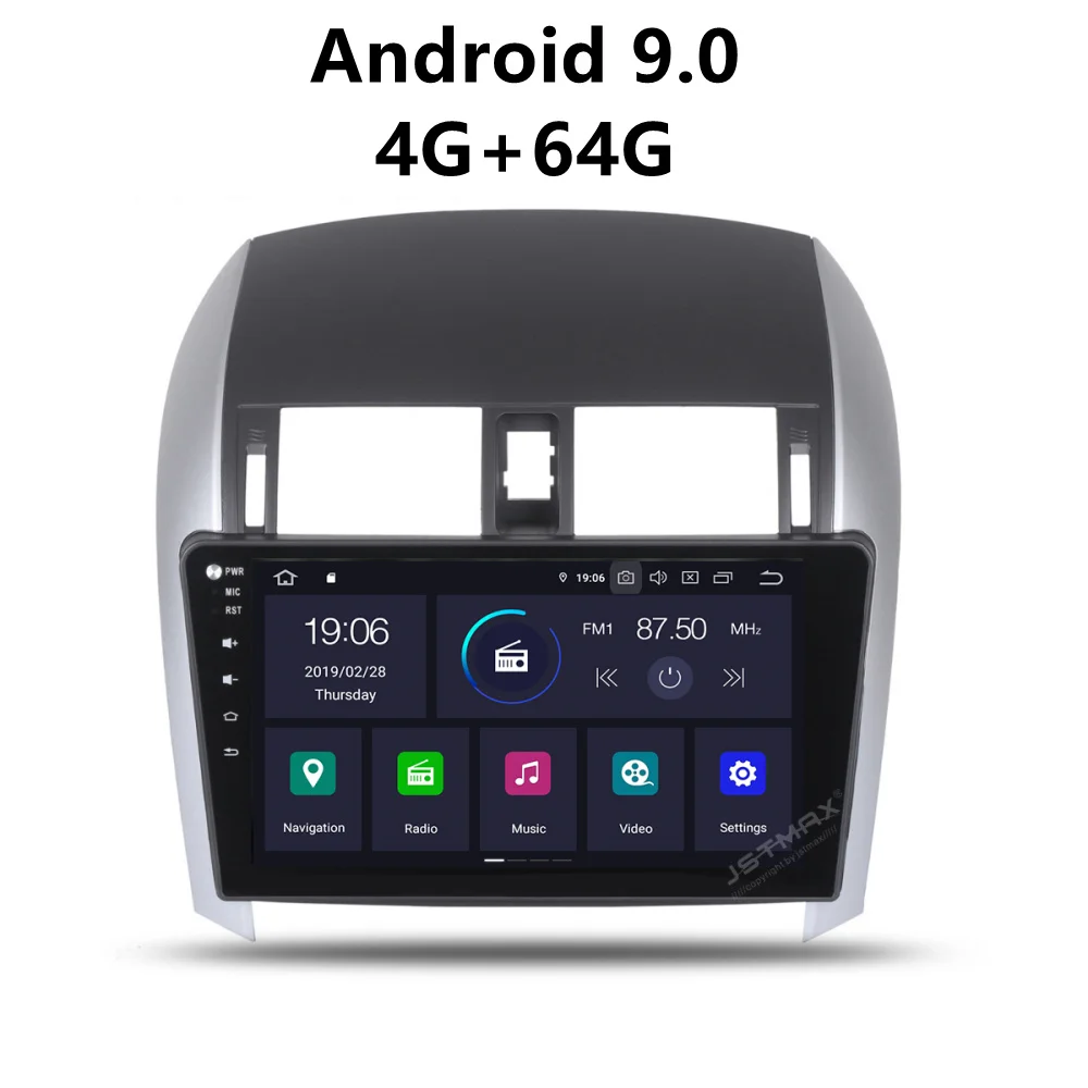 JSTMAX 10 2 ''Android 9.0 4G + 64G ISP экран Автомобильный Радио стерео плеер для Toyota Corolla 9 0 2007