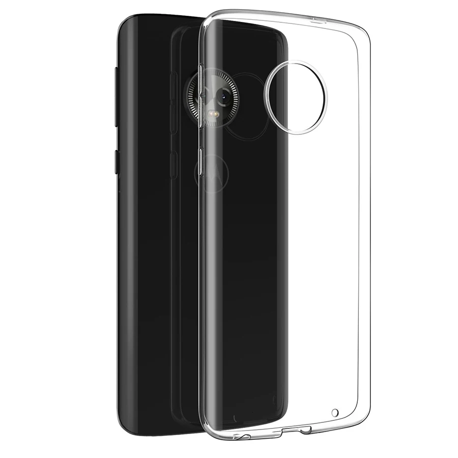 

CHENCE Ultra Thin Silicone Protection for Moto G6 Plus Clear Soft TPU Case for Motorola Moto G6 Transparent Protective Cover