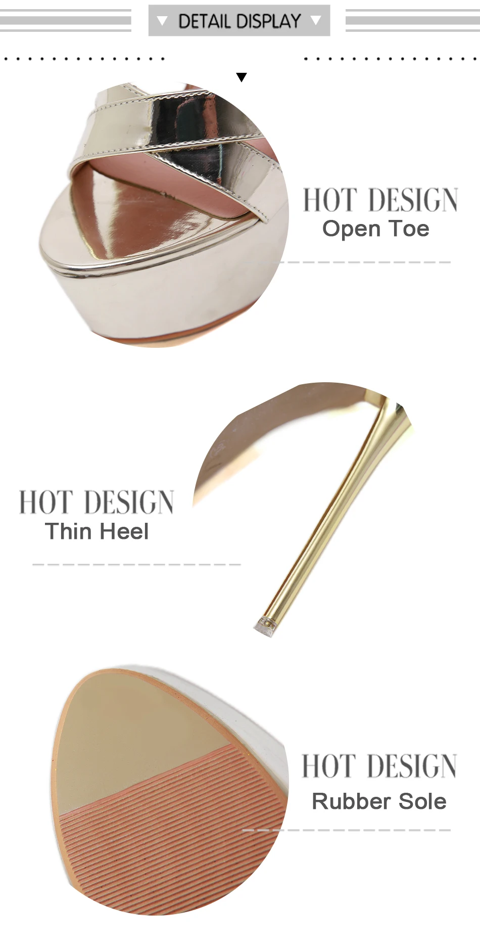 women high heel sandals