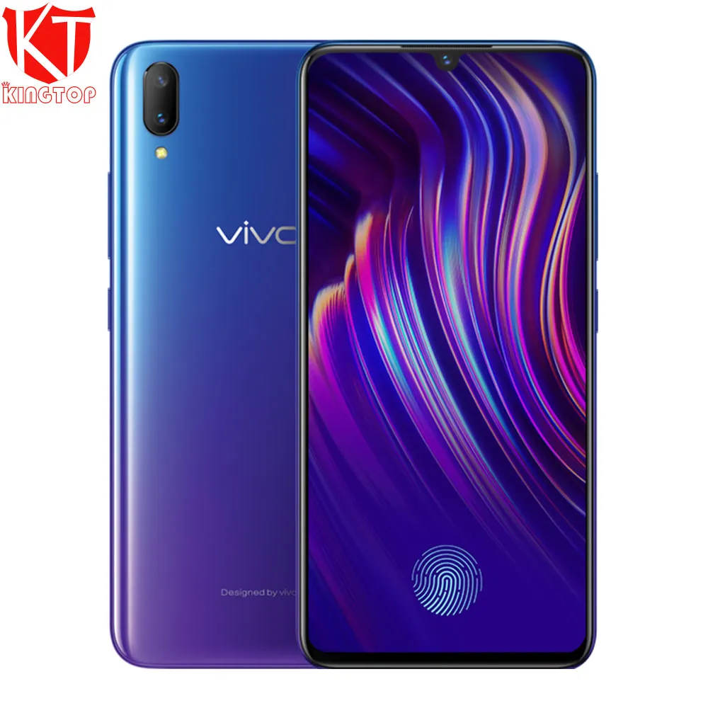 

Global Version Original vivo V11 Mobile Phone 6.41" 4G 128G Snapdragon 660 Octa Core Front 25MP Rear 12MP+5MP Screen Unlock