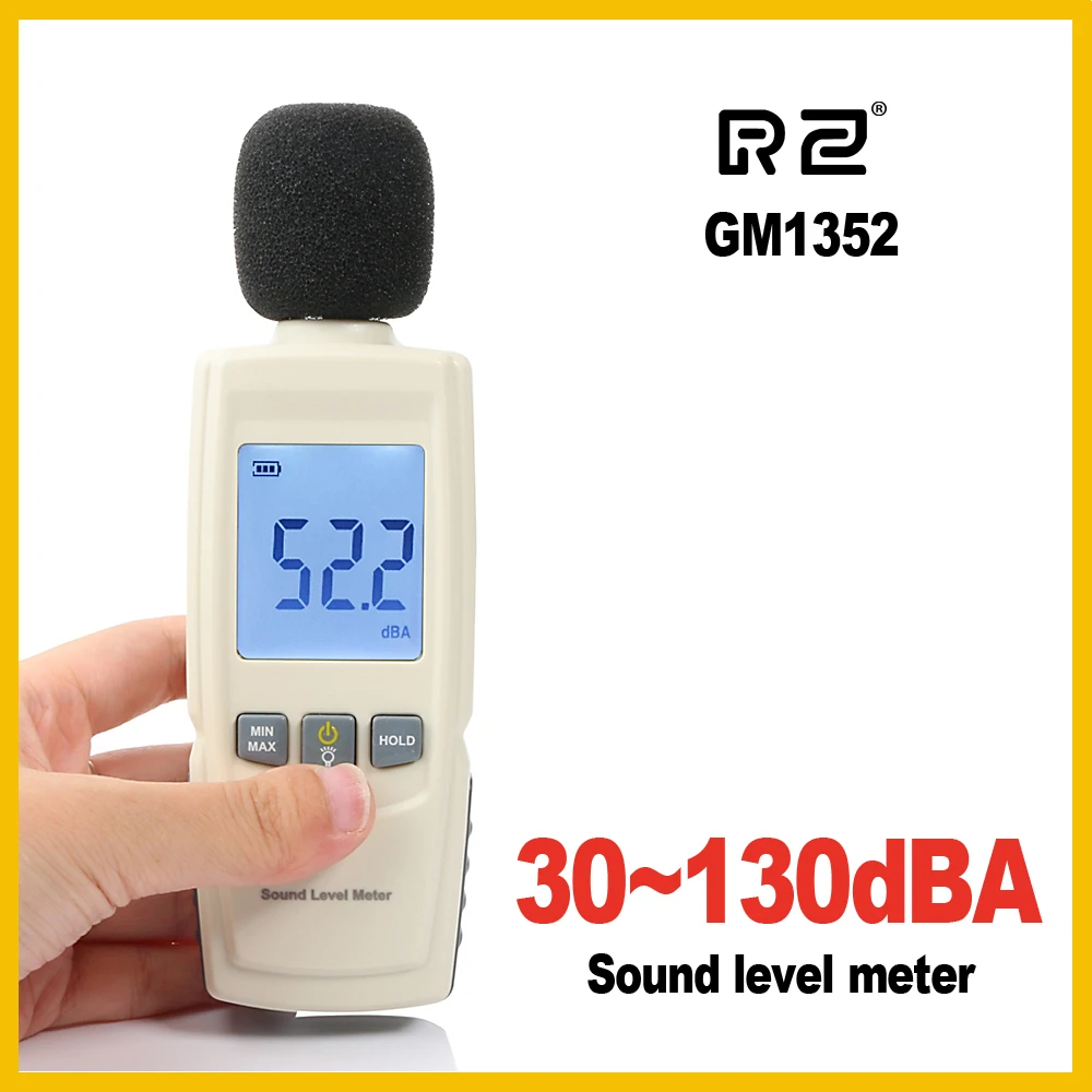 RZ Mini Sound level meters Decibel meter logger Noise Audio detector Digital Diagnostic-tool Automotive Microphone  GM1352