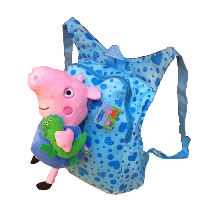 Girl s font b backpack b font schoolbag peppa birthday gift Boy s font b backpack