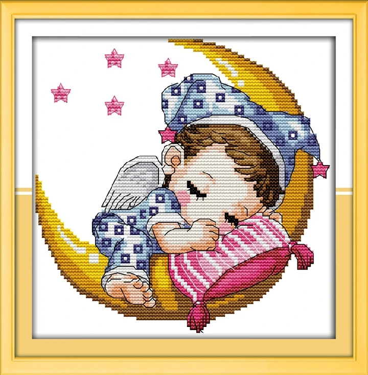 Precisement Imprime Point De Croix Motif De Broderie Point De Croix Kit De Couture Bricolage 11ct Dmc Mur Deco La Lune Bebe Garcon Aliexpress Precisement Imprime Point De Croix Motif De Broderie Point De Croix Kit De Couture Bricolage 11ct Dmc Mur Deco La Lune Bebe Garcon Aliexpress