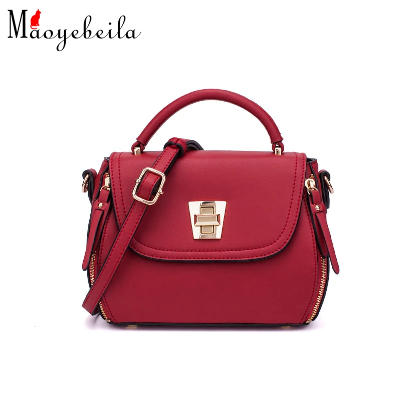 

Luxury Brand Handbag Lock Solid Color Single Shoulder Bag Trendy Lady'S Crossbody Bag Multifunctional High-Capacity Bag