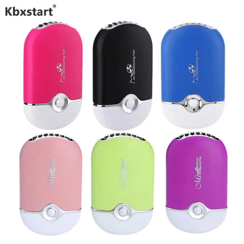 

Kbxstart Mini Portable Air Conditioner Fan Handheld Eyebrow Shaping & Manicure Blow Dryer Desktop Humidifier USB Cooling Fans