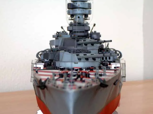 Italy Rome battleship 3D Paper Model Kit