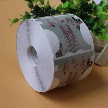 

500Pcs/Roll Nail Form For Acrylic UV Gel Tip Extension Guide French Self-Adhesive Forms Stickers Nails Art Tools