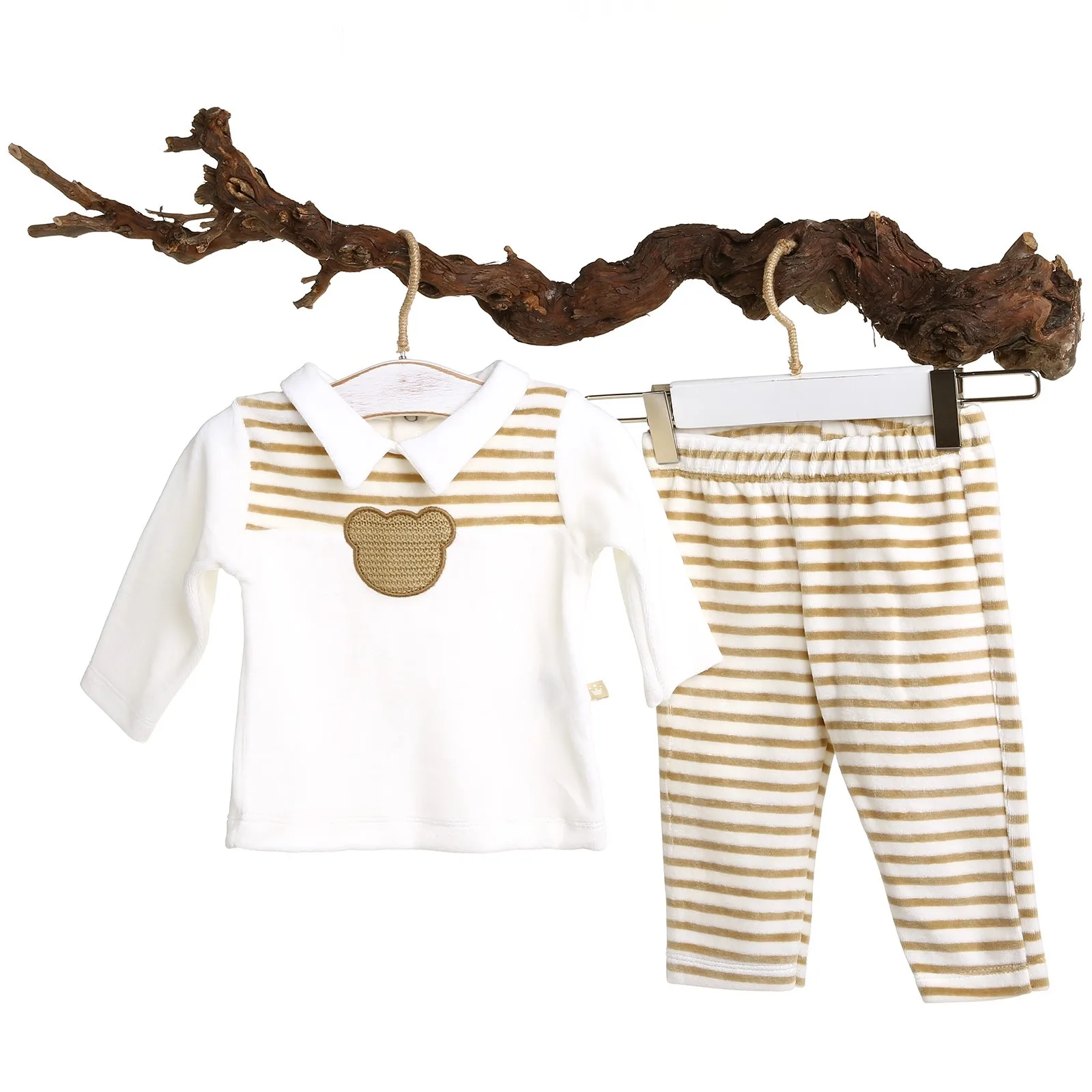 

ebebek For My Baby Boy David Neck Sweatshirt Trousers 2 pcs Set