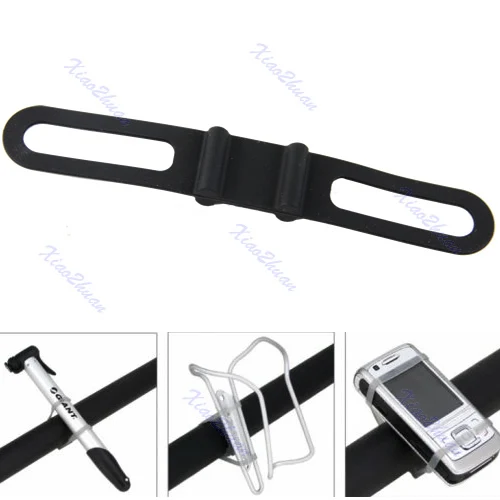 

Cycling Bike Bicycle Silicone Elastic Strap Bandage Flashlight Mount Holder