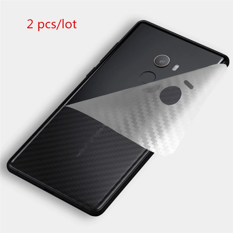 

2pcs/lot Clear 3D Carbon Fiber For Xiaomi Pocophone F1 Mi 8 Lite 9 Se Redmi Note 5 6 7 Pro 6 6A Cover Case Back Protector Film